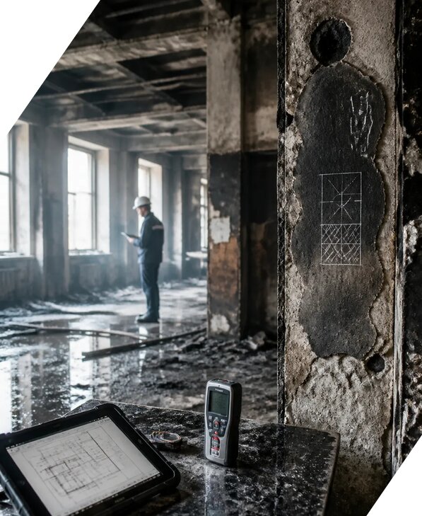 Обследование зданий после пожара в Сарапуле от 15486 р. | ЭкспертизаРоссия